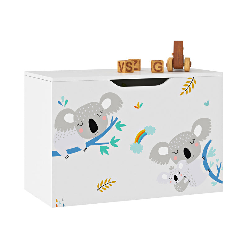 Boîte à Jouets Oleiros avec Couvercle Rabattable, 40 x 60 x 30 cm — Monptitlou