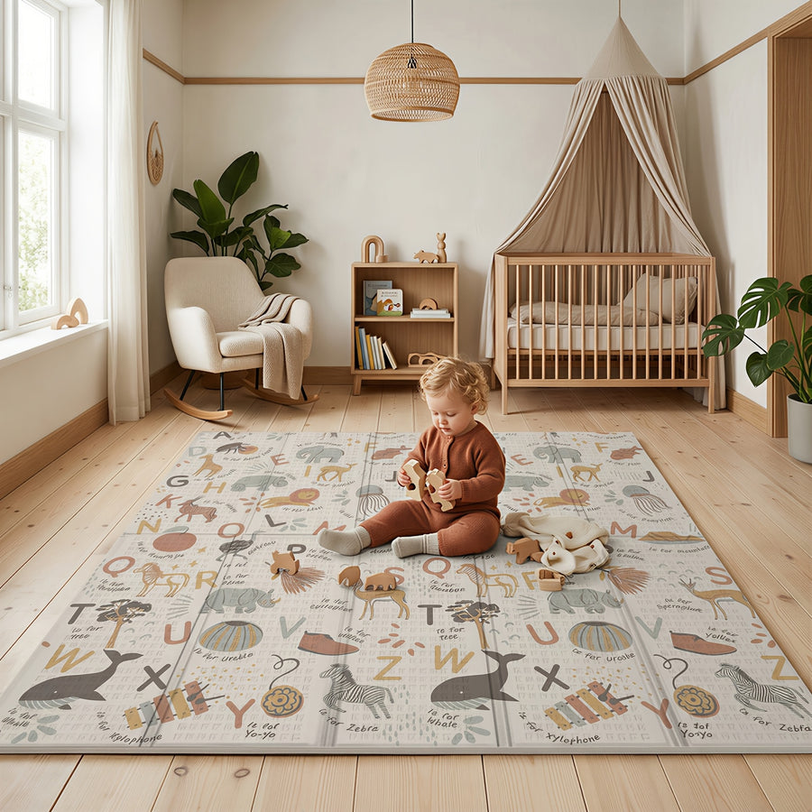 Tapis de rampe XPE énorme 200x180 cm réversible en mousse pliage rapide — Monptitlou