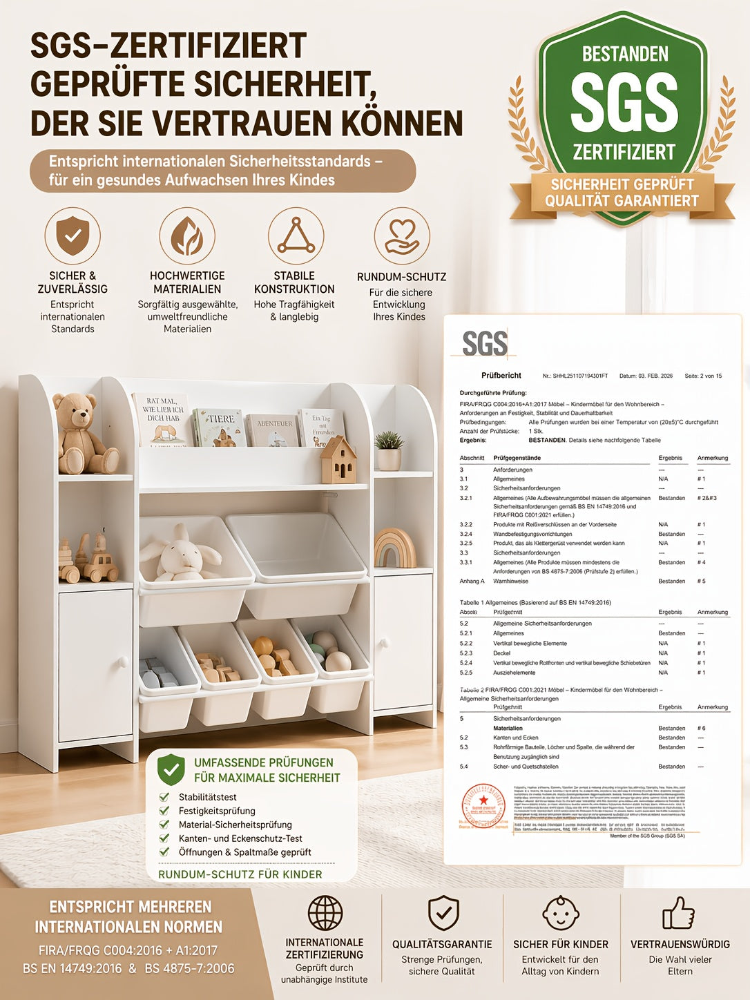 Étagère de rangement multifonctionnelle / Rangement pour magazines — Monptitlou Image