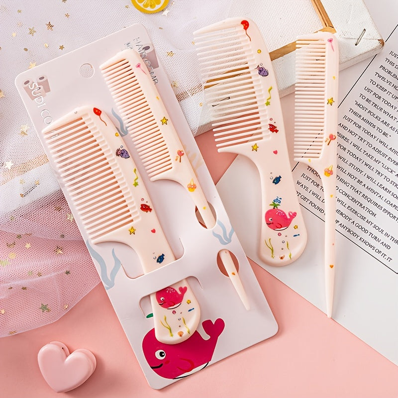 Ensemble de Peignes pour Bébés et Enfants à Motifs Animaux Cartoon — Monptitlou