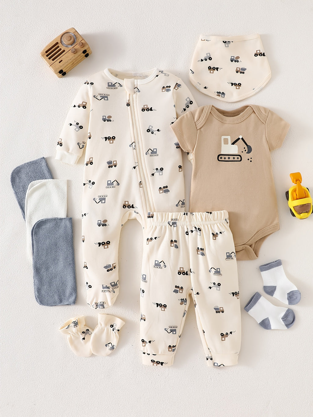De body pour nouveau-né garçon, 100 % pur coton — Monptitlou