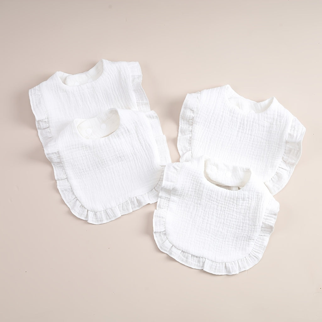 Bavoirs à volants pour bébé, bavoirs pour nouveau-nés — Monptitlou