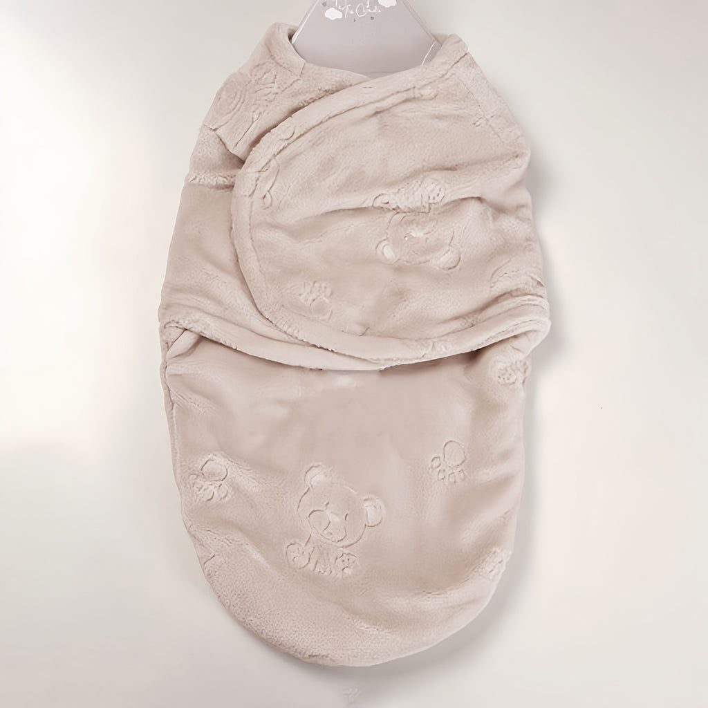 Couverture pour bébé double épaisseur en velours cristal ultra-doux — Monptitlou