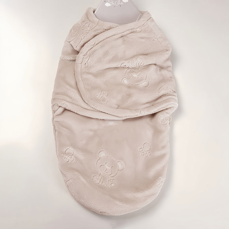 Couverture pour bébé double épaisseur en velours cristal ultra-doux — Monptitlou