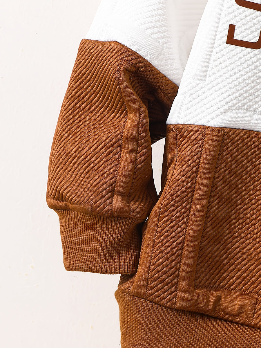 Ensemble deux pièces pour garçons comprenant un sweat à capuche doublé — Monptitlou