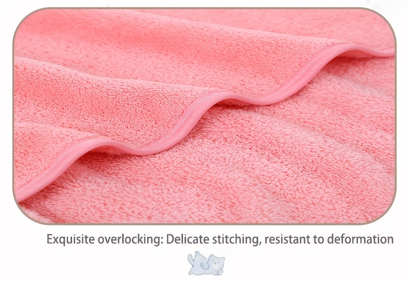 Peignoirs de bain en polaire corail pour nouveau-né, doux, absorbants — Monptitlou