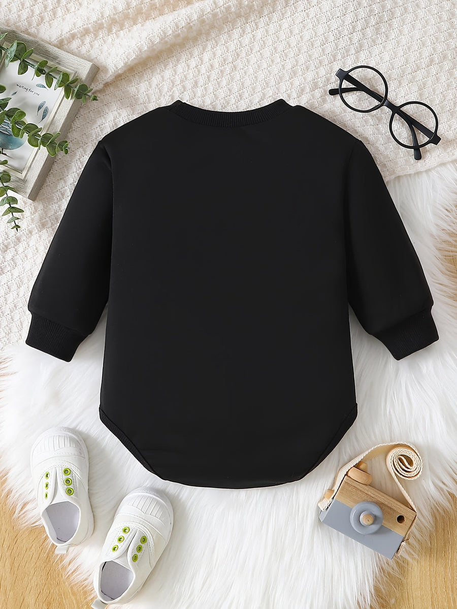 Combinaison Bébé, Grenouillère Bébé Unisexe Nouveau-né, Barboteuse Bébé Col Rond Ample, Tenue Bébé pour l'Extérieur