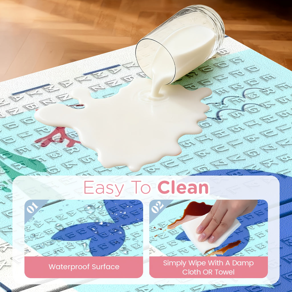 Tapis de jeu pour bébé - Tapis de jeu pliable pour bébé — Monptitlou