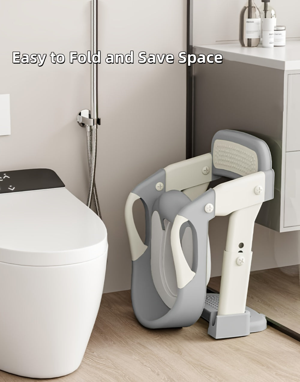 Siège Bébé Portable 3-en-1 à Hauteur Réglable, Antidérapant — Monptitlou