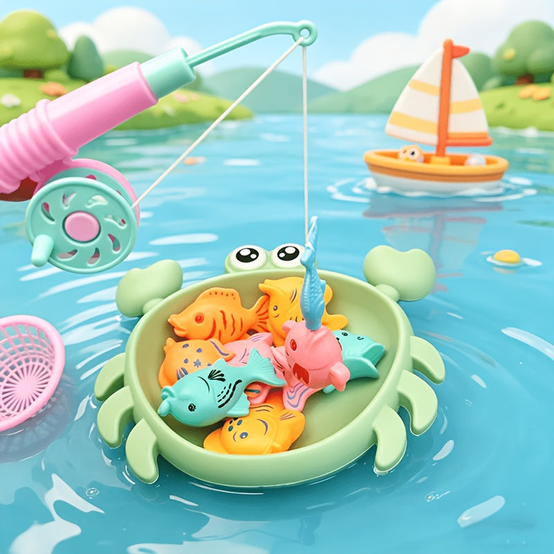 Lot de jouet magnétique de pêche au crabe pour enfants, été — Monptitlou