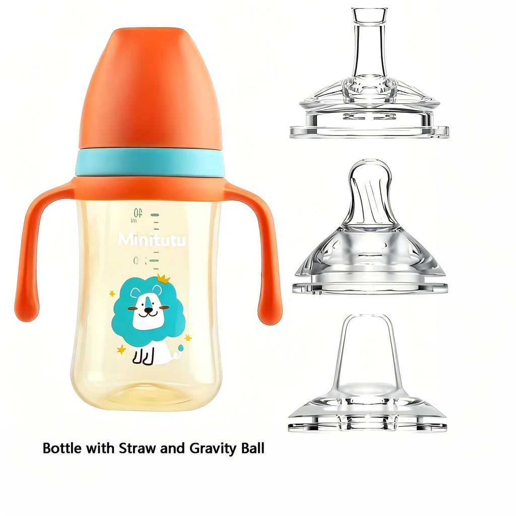 Bouteille et gobelet d’apprentissage 3 en 1 pour bébé — Monptitlou