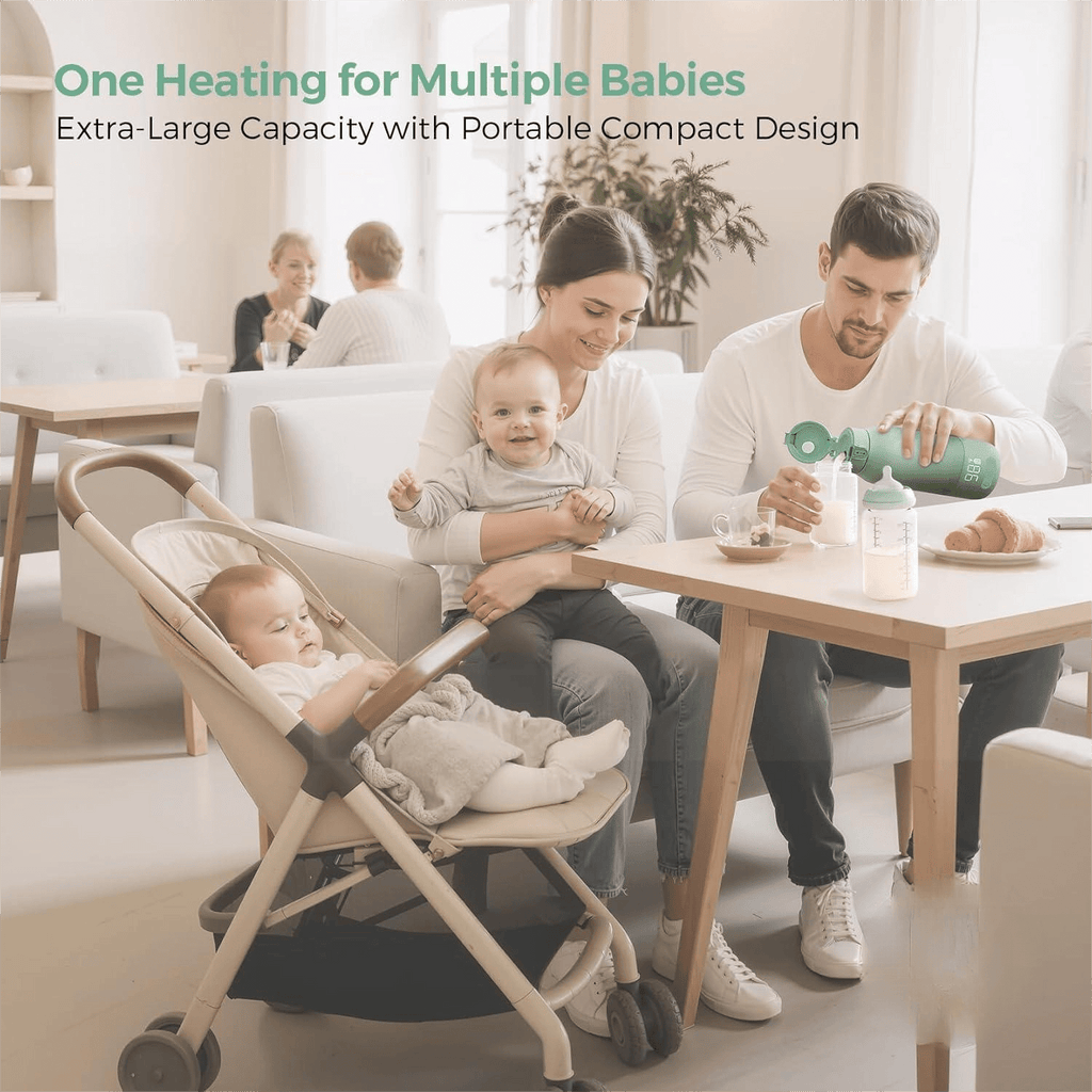 Chauffe-biberon portable avec double mode de chauffe pour le lait — Monptitlou