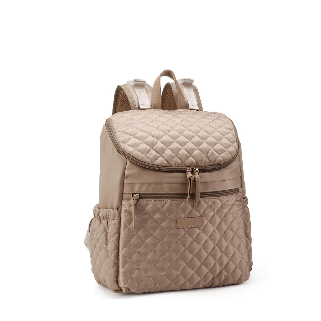 [Sac matelassé carreaux] Sac à dos matelassé à carreaux — Monptitlou