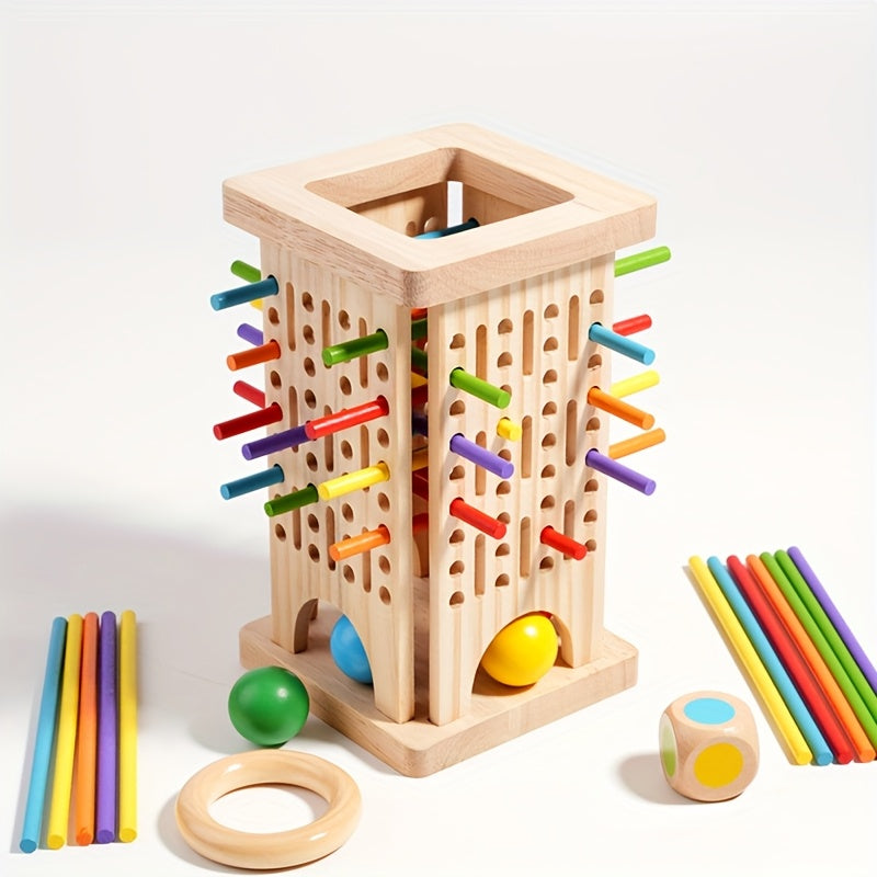 Jouets éducatifs en bois, jeux de société interactifs pour plusieurs, photo 19