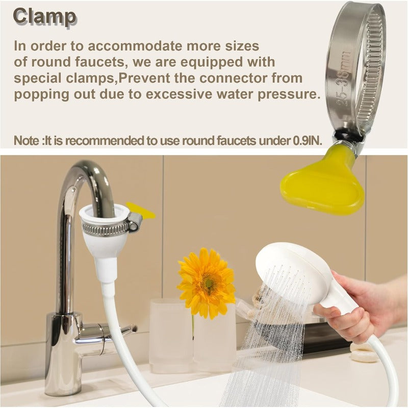 Ensemble de douche portable pour robinet, deux pièces — Monptitlou