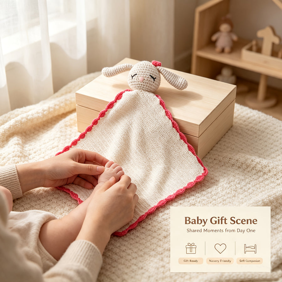 Couverture d'appoint confortable pour bébé à motif dessin animé — Monptitlou