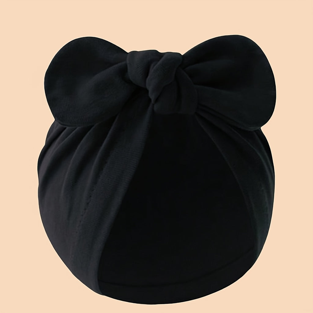 Bonnet Chaud et Doux pour Jeunes avec Nœud Papillon — Monptitlou
