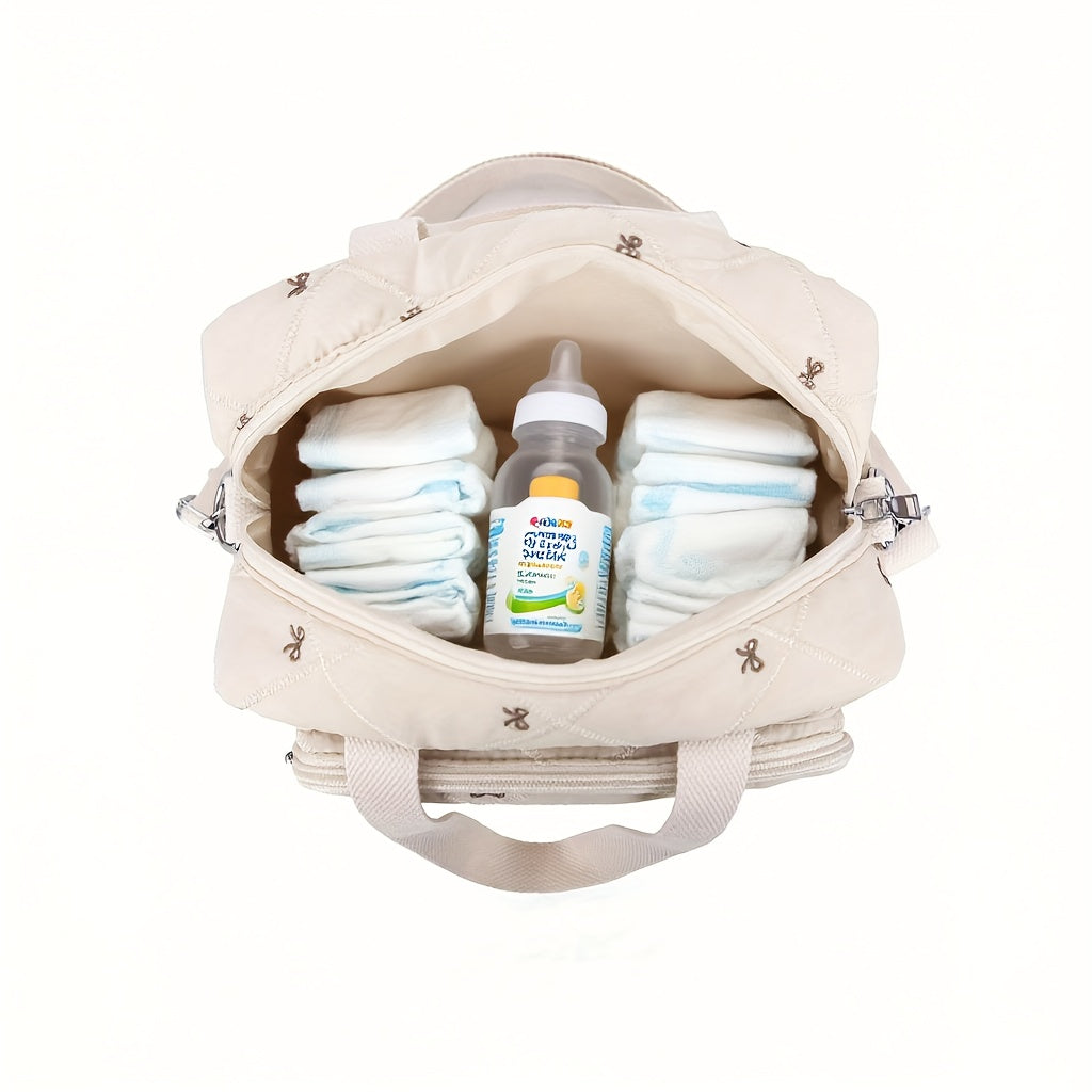 Sac à langer léger, sac fourre-tout avec longue bandoulière pour maman et papa, sac à langer matelassé pour filles et ga