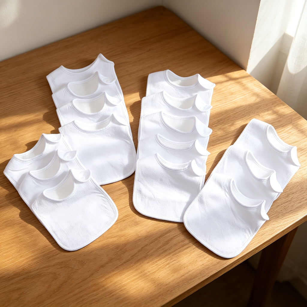 Bavoirs pour nouveau-nés, ensemble de 15 pièces, bavoirs pour bébés — Monptitlou