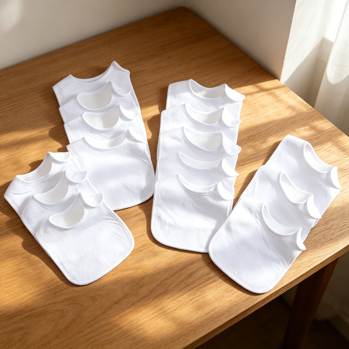 Bavoirs pour nouveau-nés, ensemble de 15 pièces, bavoirs pour bébés — Monptitlou Image
