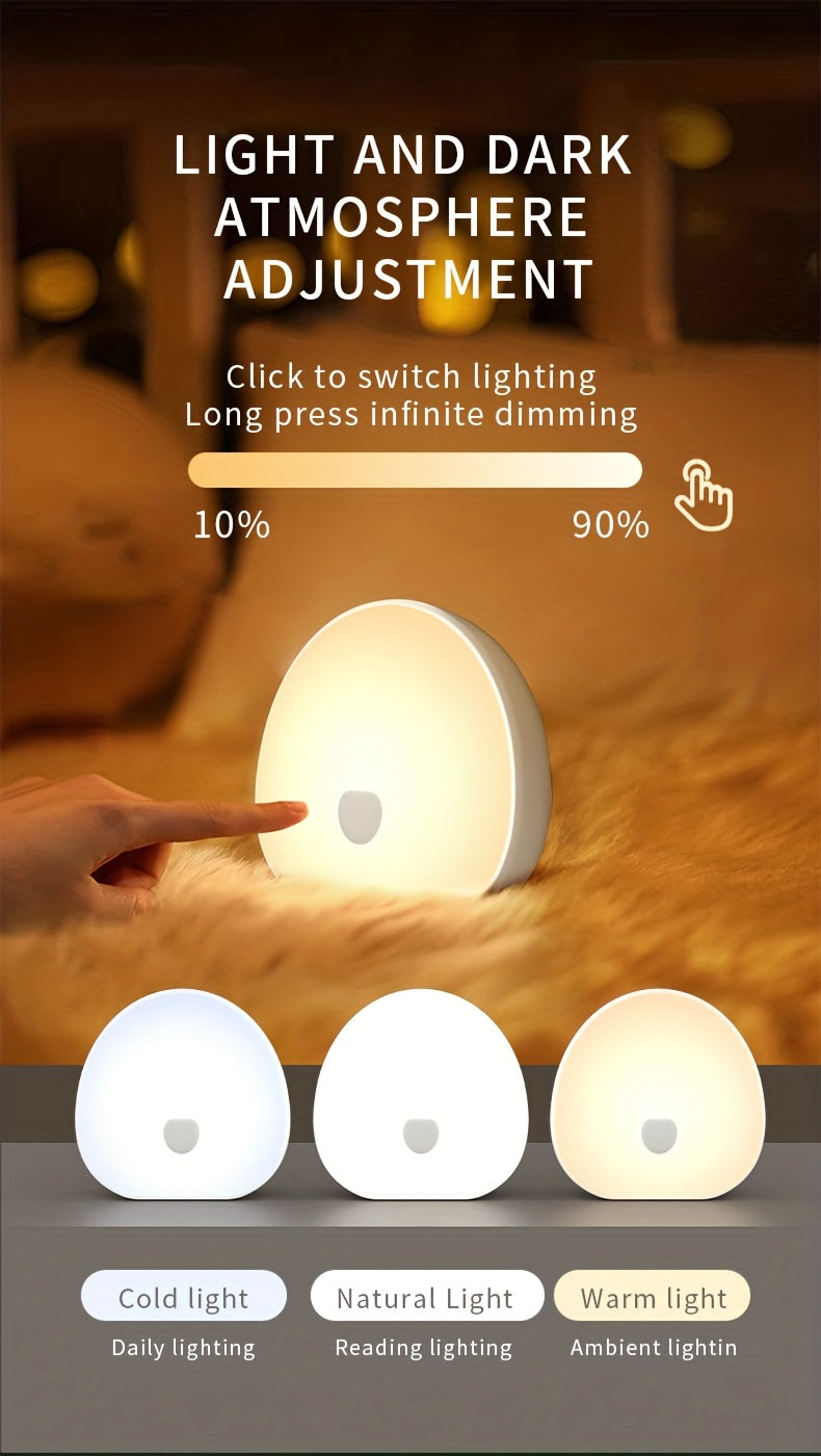 JSCHWIN Lampe de Nuit Moderne RGB à Changement de Couleur avec — Monptitlou