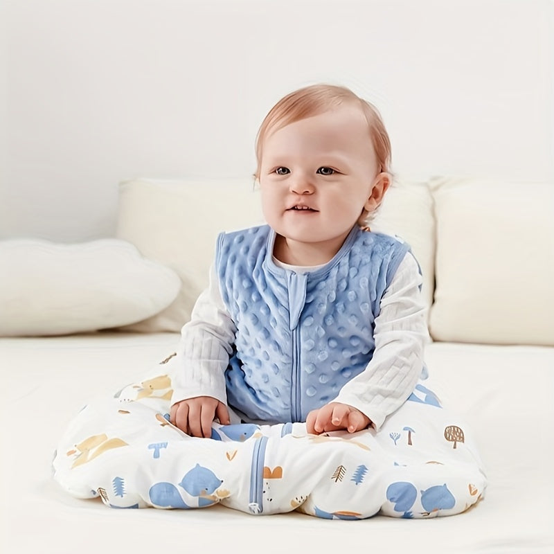 Couverture bébé sans manches 1.5 points pour poussette — Monptitlou