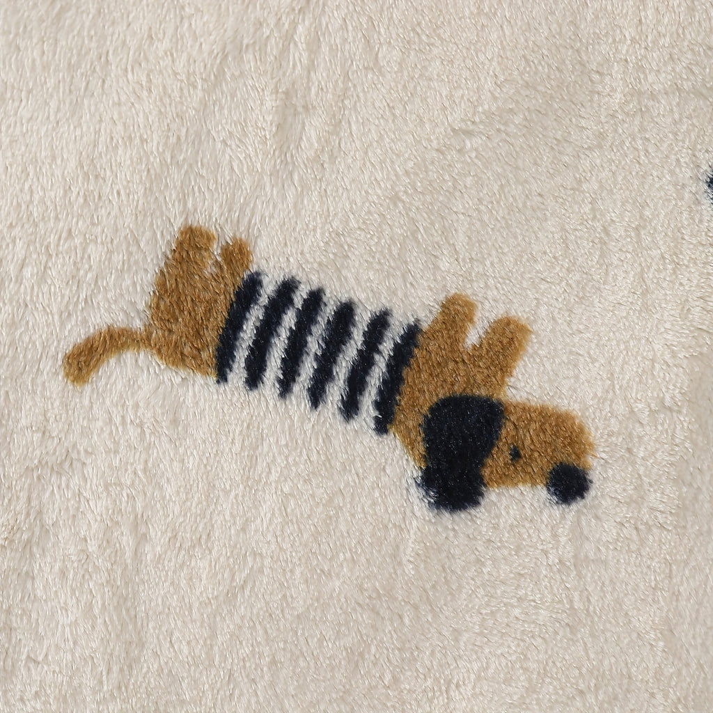 Cadeaux de baptême et robes pour bébé, motif à pois, chiot — Monptitlou