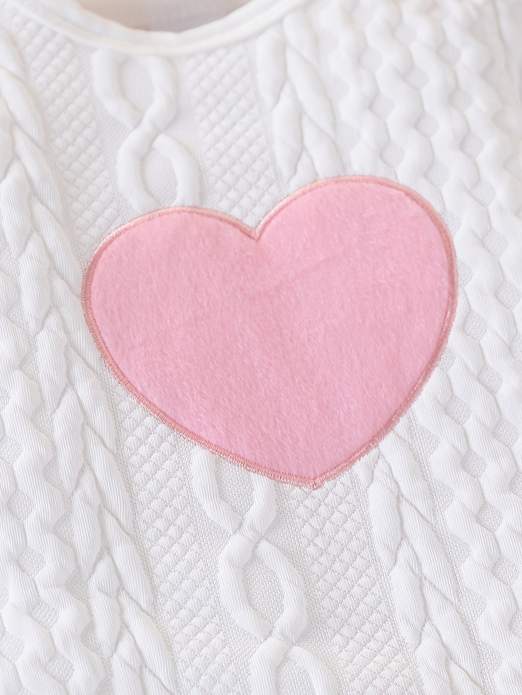 Grenouillère bébé tricotée jacquard, à pieds — Monptitlou