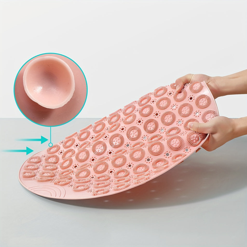 Tapis de bain de douche antidérapant, cercle, tapis de baignoire, photo 14