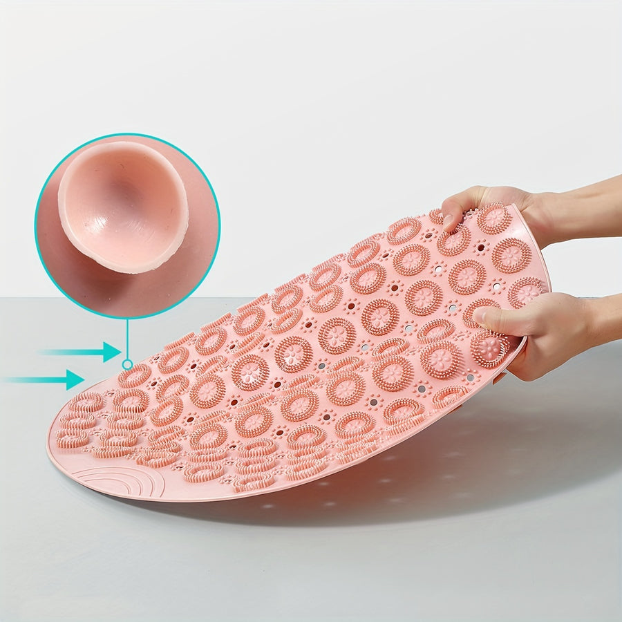 Tapis de bain de douche antidérapant, cercle, tapis de baignoire, photo 14