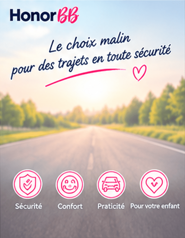 HonorBB Rehausseur I-Size ISOFIX Cosyfix R129 – Sécurité et confort