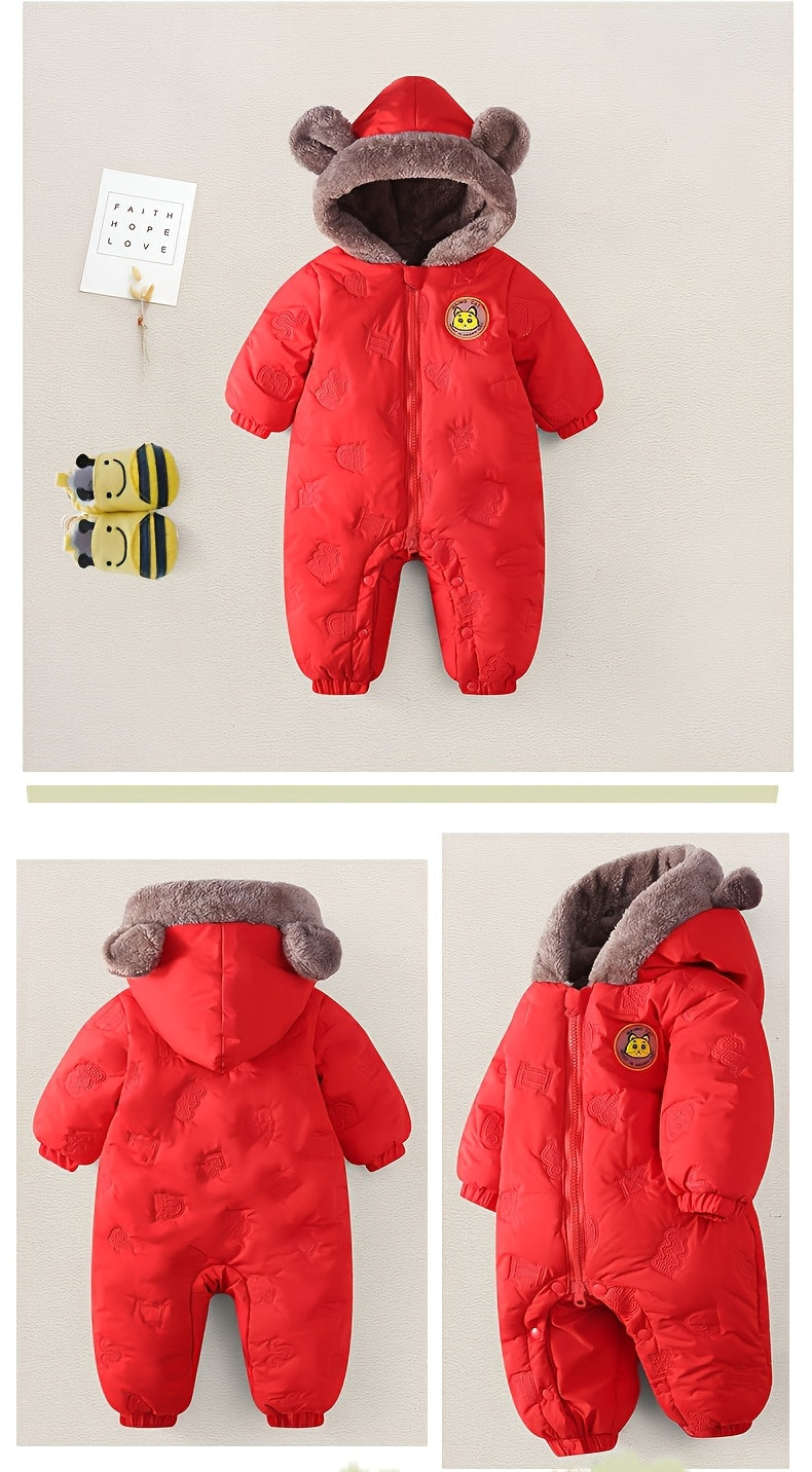 Barboteuse d'hiver pour fille — Monptitlou