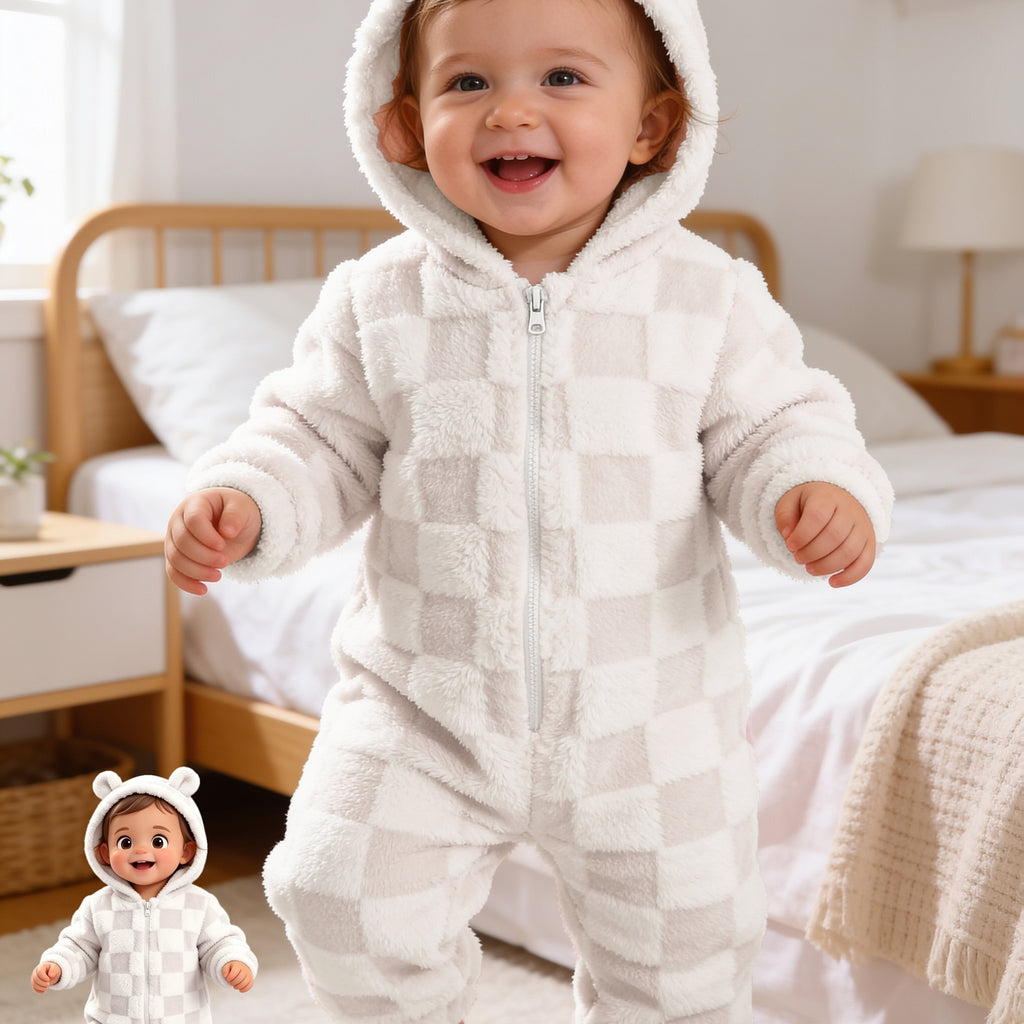 Combinaison douce et chaude pour bébé automne-hiver — Monptitlou