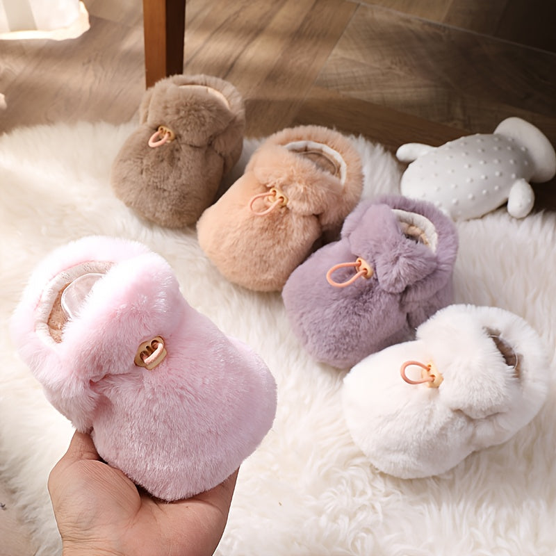 Chaussures de premiers pas pour filles, chaussures de bébé à main, chaussures et chaussettes pour enfants automne/hiver,