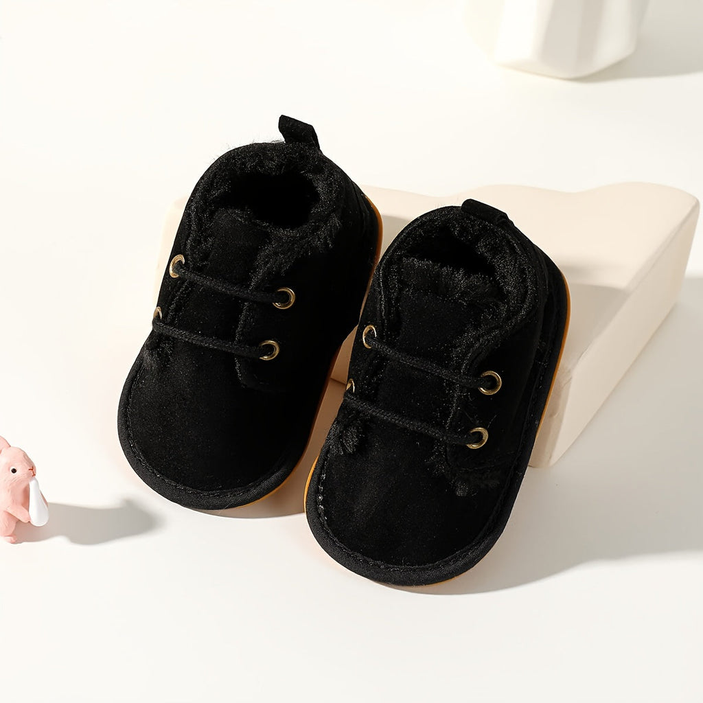 Chaussures d'Hiver pour Enfants 0-18 Mois Semelle Souple Doublure — Monptitlou