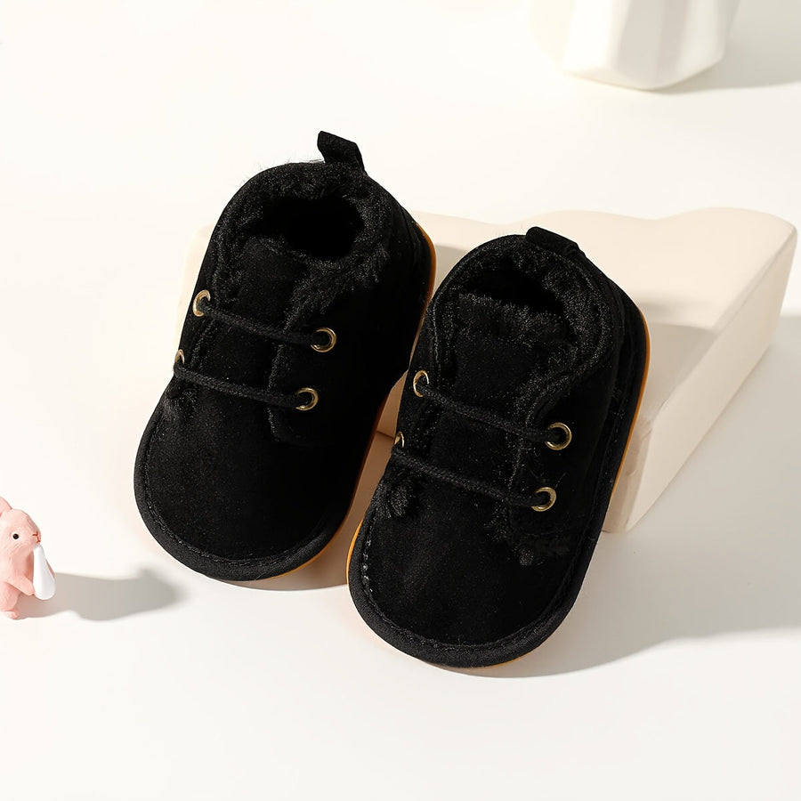 Chaussures d'Hiver pour Enfants 0-18 Mois Semelle Souple Doublure — Monptitlou