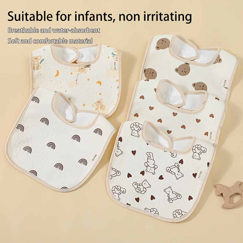 3/5 pièces Bavoir Extra-large en Forme de U — Monptitlou