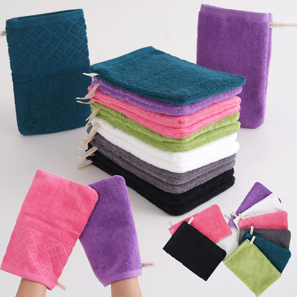 Gants de Toilette 100% Coton Style Européen — Monptitlou