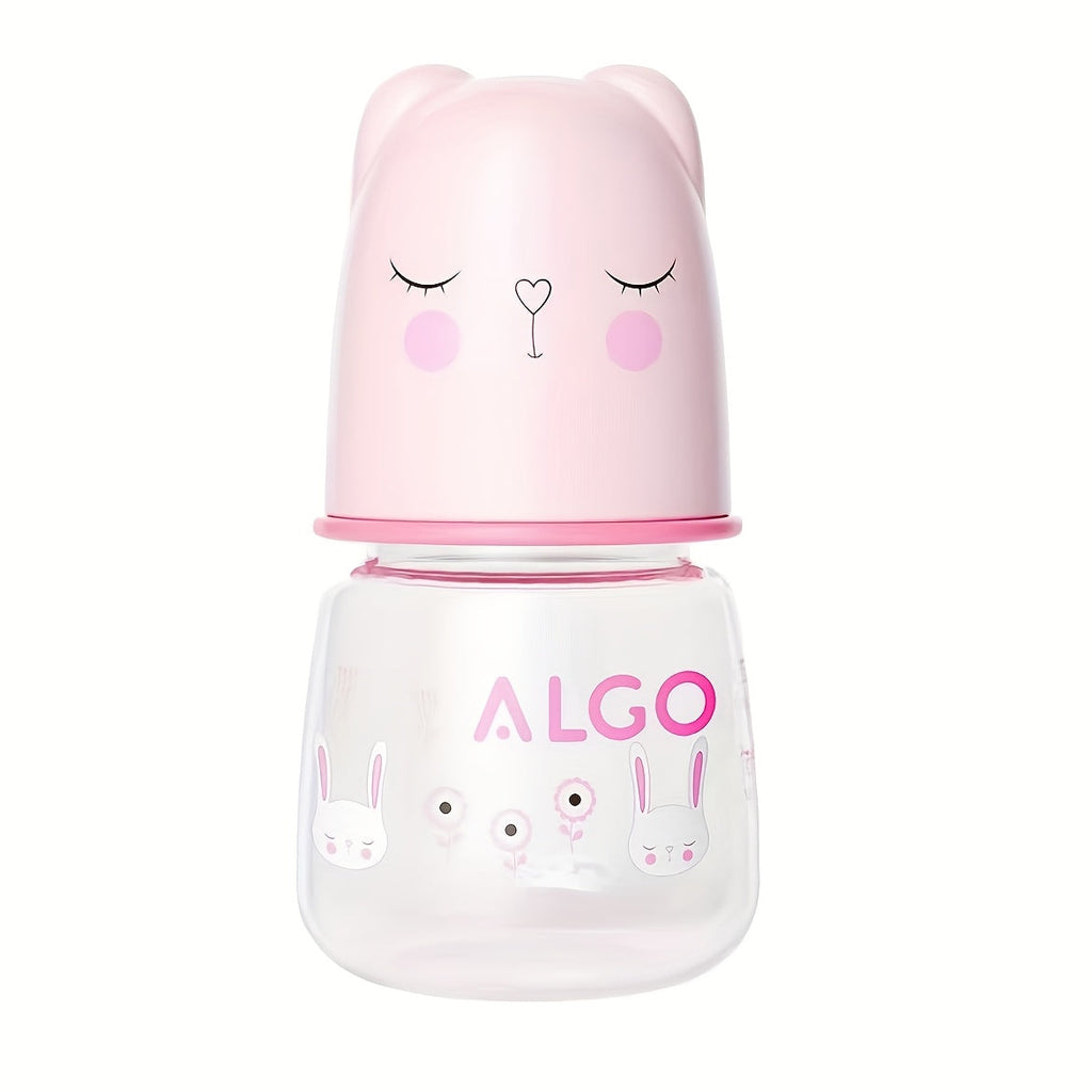 Biberon large bouche 60 ml, matériau alimentaire, tétine souple — Monptitlou