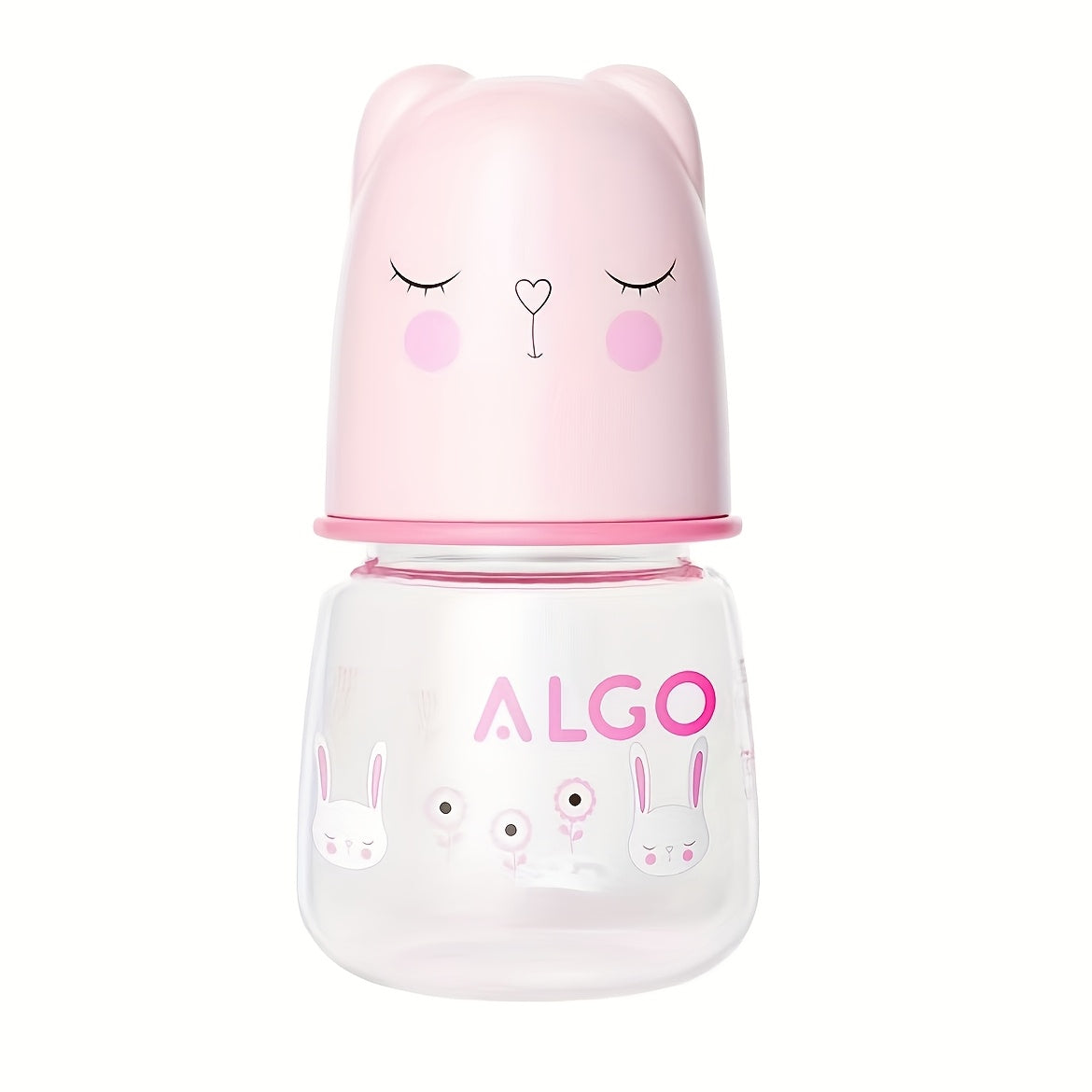Biberon large bouche 60 ml, matériau alimentaire, tétine souple — Monptitlou Image