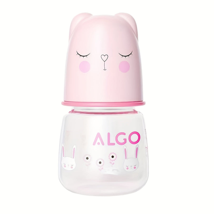 Biberon large bouche 60 ml, matériau alimentaire, tétine souple — Monptitlou