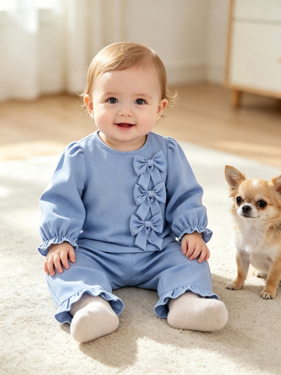 Ensemble 2 pièces pour bébés filles — Monptitlou