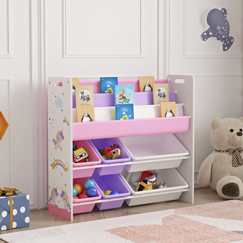 Étagère pour enfants 'Rødøy avec 6 boîtes 78 X 86 X 27 Cm — Monptitlou