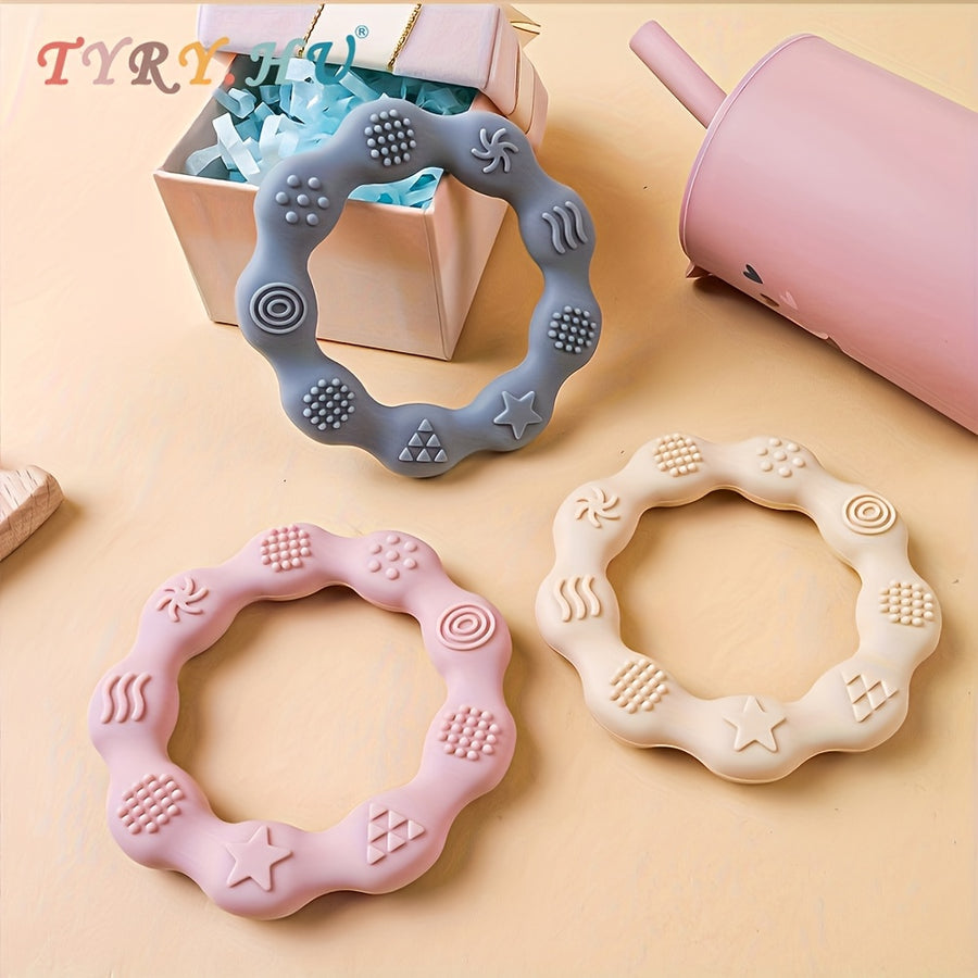 2/3pcs Anneaux de dentition pour bébé en silicone, légers — Monptitlou