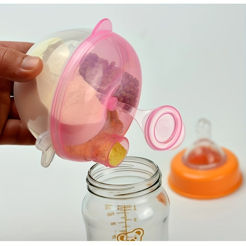 Distributeur de lait en poudre portable 3 compartiments — Monptitlou