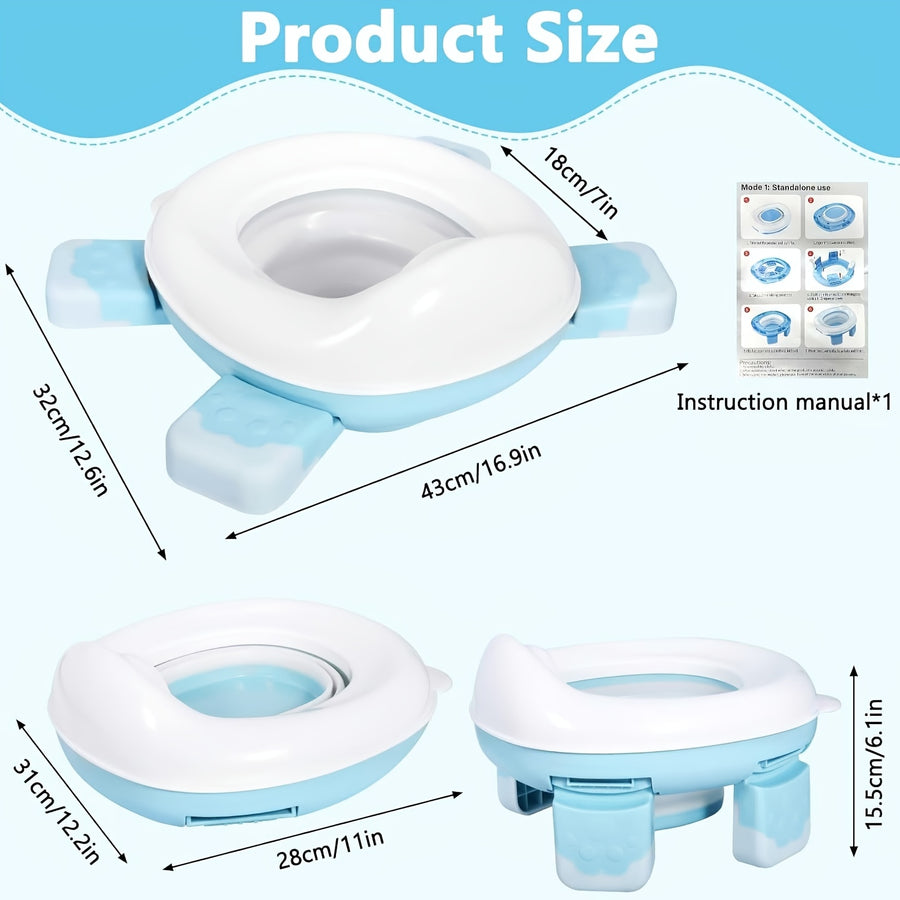 Pot d’apprentissage portable pliable pour tout-petits garçons et filles — Monptitlou