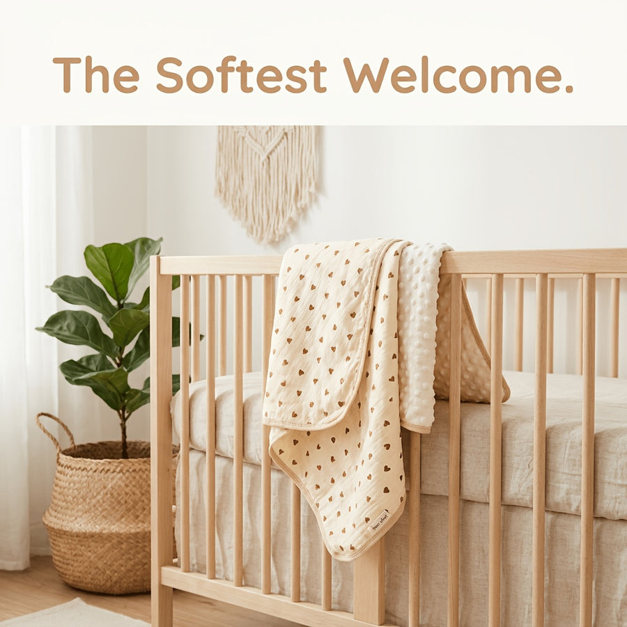 Couverture d'emmaillotage pour bébé, design d'oreille mignon — Monptitlou