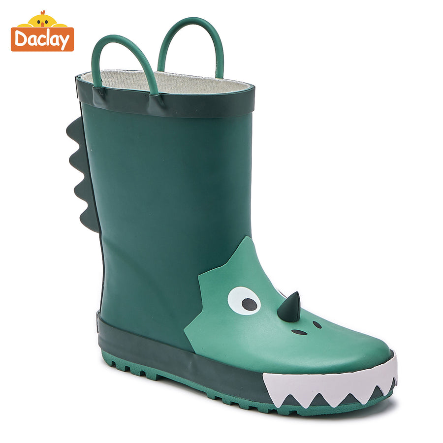 Bottes de pluie vertes, tendance et mignonnes — Monptitlou