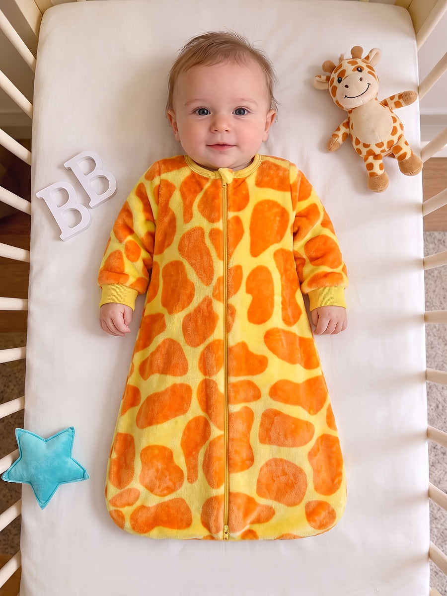 Combinaison-sac de couchage pour enfants à imprimé girafe — Monptitlou