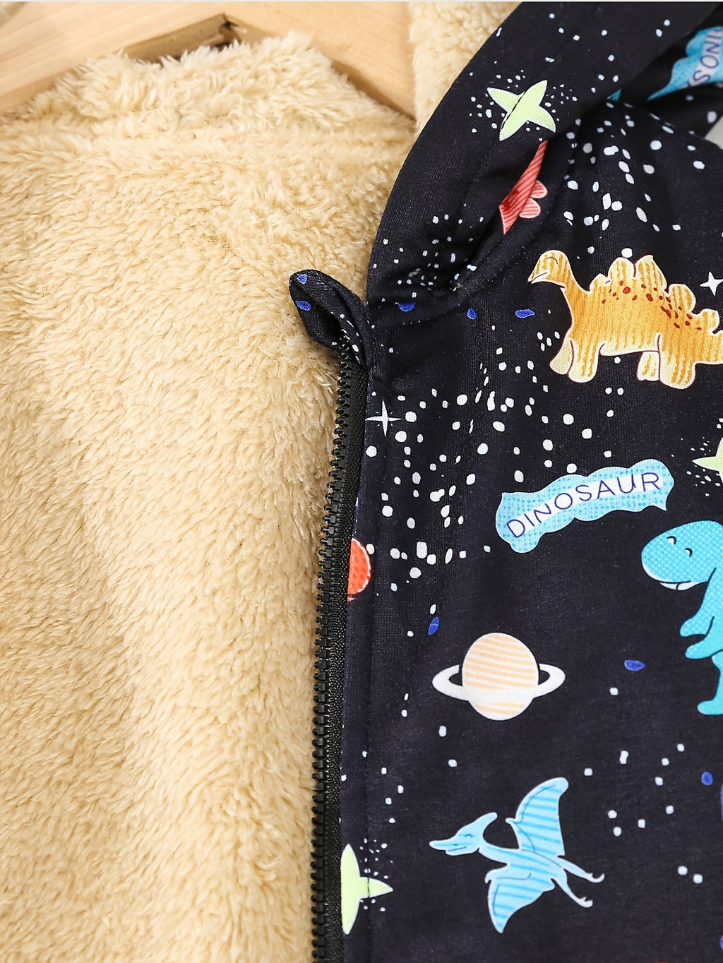 Veste à Capuche pour Enfants avec Imprimé Dinosaure — Monptitlou